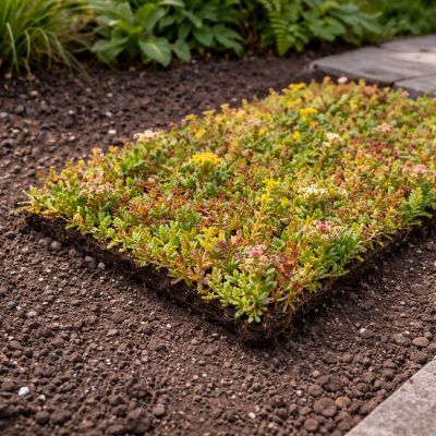 Sedum - couvre-sol tapis